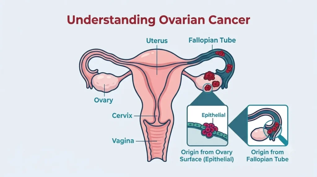 ovarian cancer anatomy