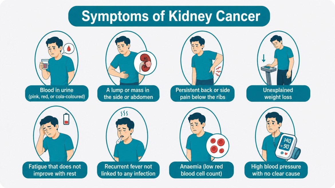 symptoms of kidney cancer. kidney cancer treatment in delhi ncr